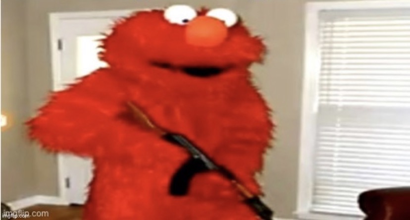 Killer Elmo | image tagged in killer elmo | made w/ Imgflip meme maker