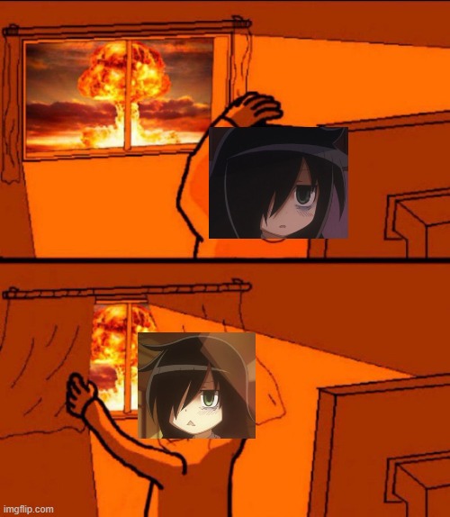 Nothing to worry about, nothing ever happens | image tagged in nuke | made w/ Imgflip meme maker