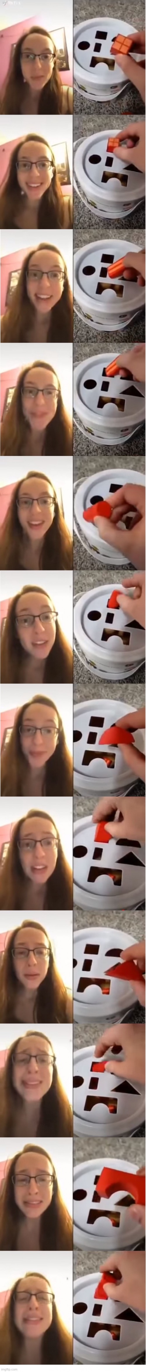 It goes in the square hole | image tagged in the square hole,square hole | made w/ Imgflip meme maker