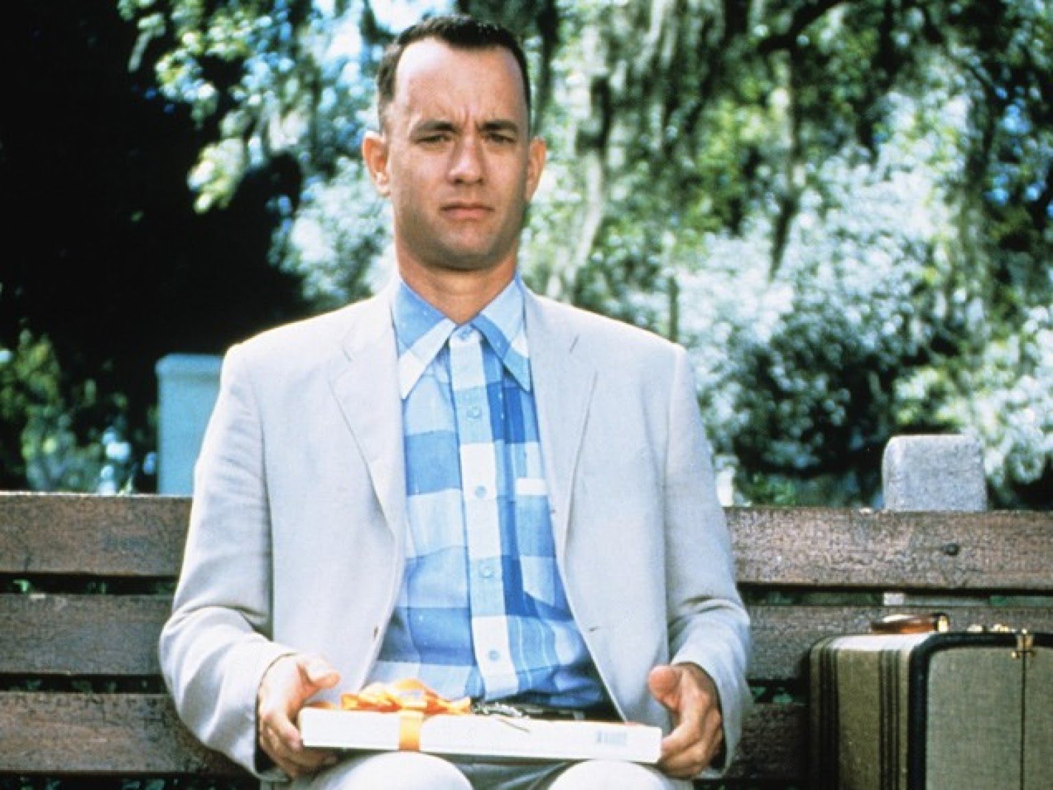 Forest Gump Bench Blank Meme Template