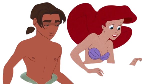 jim x ariel Blank Meme Template