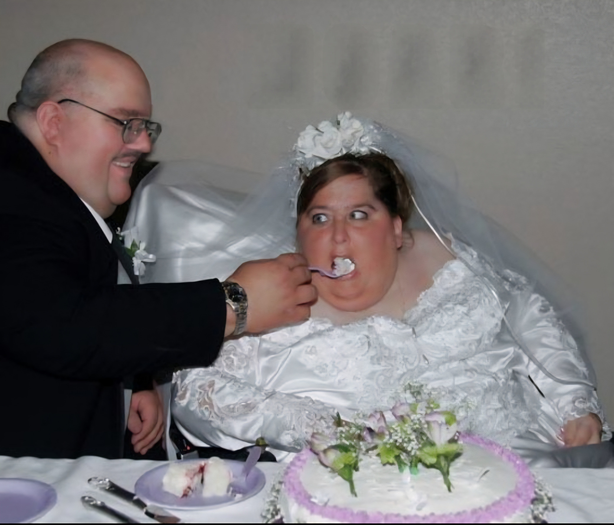 Husband cake fat Blank Meme Template
