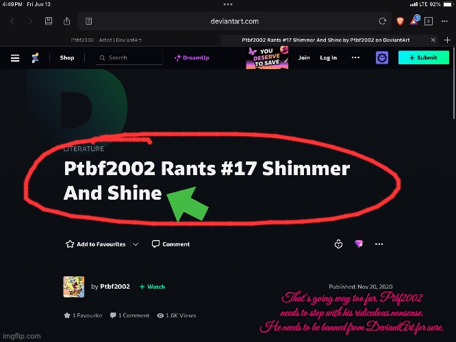 Stop Ranting on Shimmer and Shine! | That’s going way too far. Ptbf2002 needs to stop with his ridiculous nonsense. He needs to be banned from DeviantArt for sure. | image tagged in nickelodeon,girls,genie,nick jr,girl,freedom | made w/ Imgflip meme maker