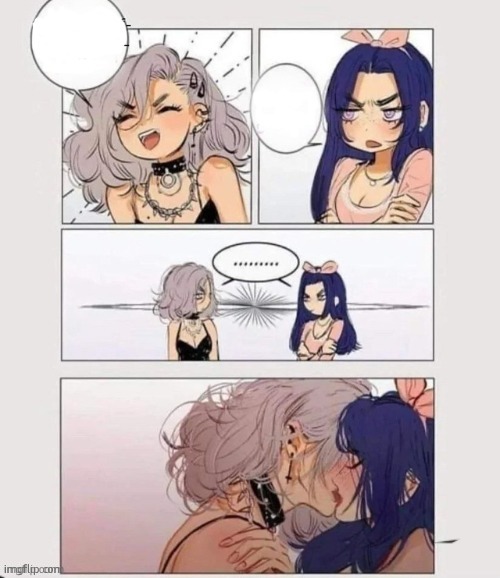 Lesbian Kissing | image tagged in lesbian kissing | made w/ Imgflip meme maker