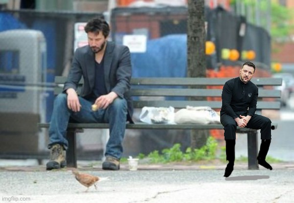 Sad Zelenskyy | image tagged in memes,sad keanu | made w/ Imgflip meme maker