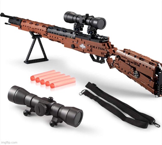 Lego Gun | image tagged in lego gun | made w/ Imgflip meme maker