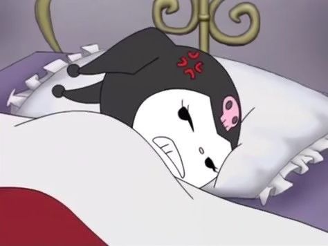Kuromi sleep Blank Meme Template