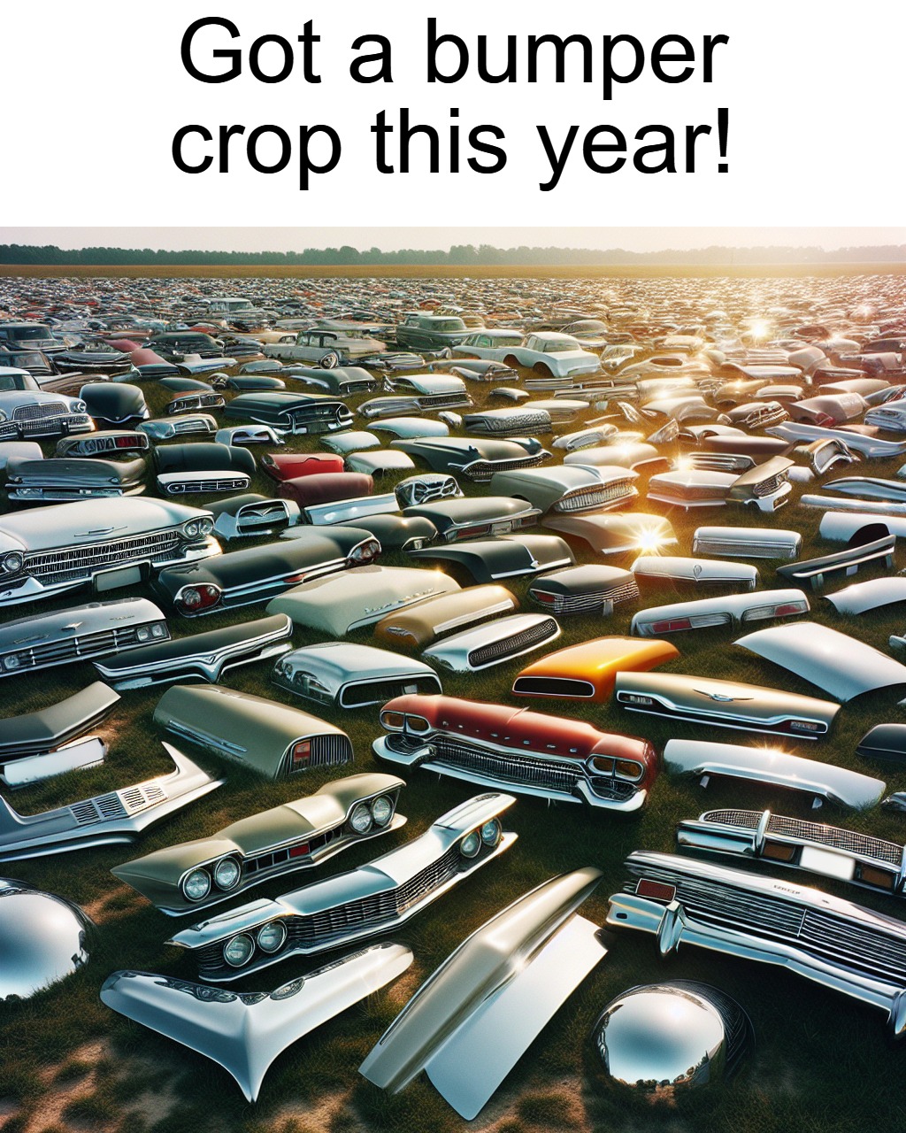 bumper crop | Got a bumper crop this year! | image tagged in bumper crop,kewlew | made w/ Imgflip meme maker