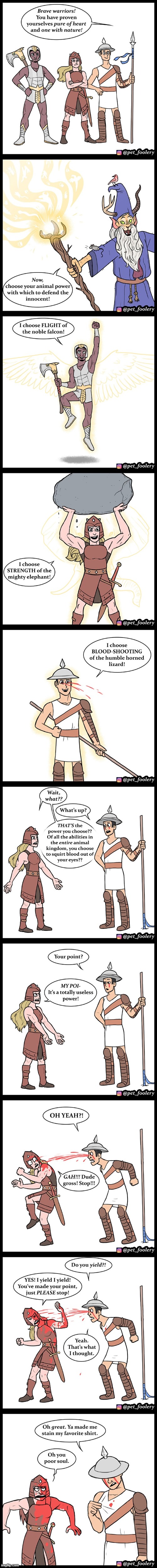 image tagged in warriors,wizard,animals,flight,strength,blood | made w/ Imgflip meme maker