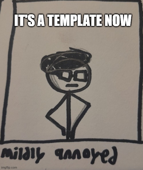 mildly annoyed | IT'S A TEMPLATE NOW | image tagged in mildly annoyed | made w/ Imgflip meme maker