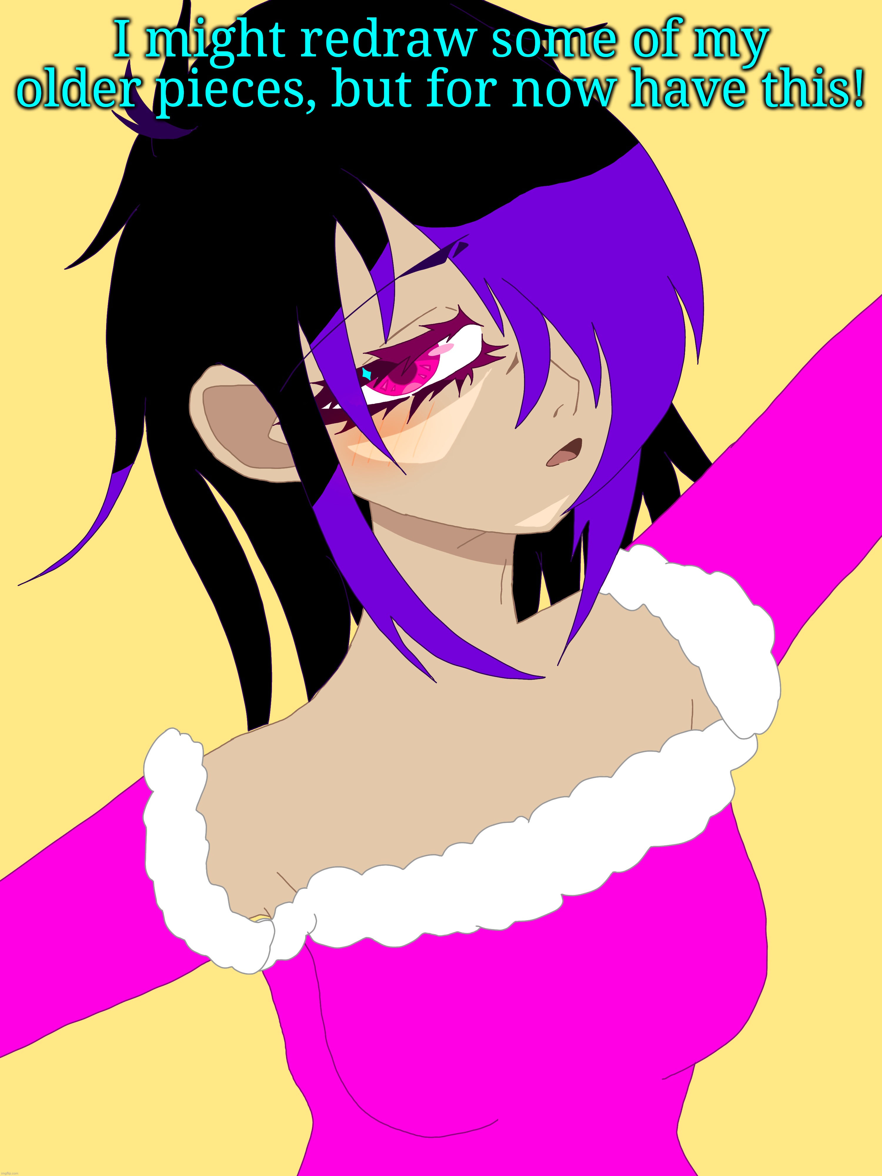 (crosspost from MSmg) | I might redraw some of my older pieces, but for now have this! | made w/ Imgflip meme maker