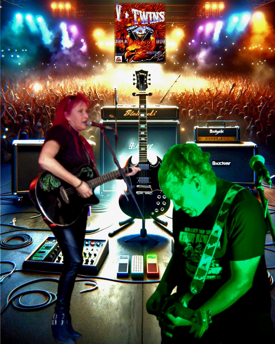 V Twins Rock Blank Meme Template