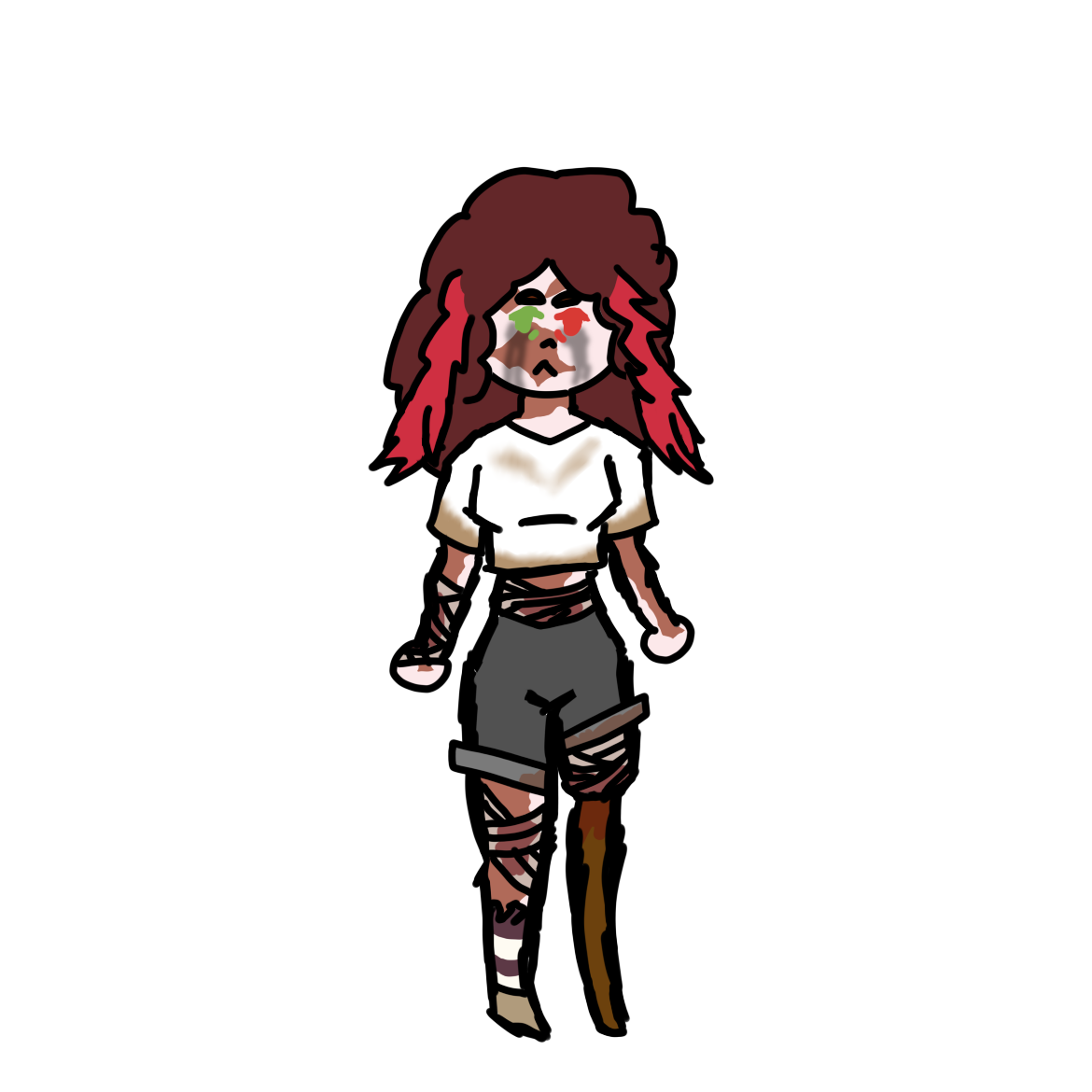 High Quality Virus au Konton by Pearlfan23 Blank Meme Template