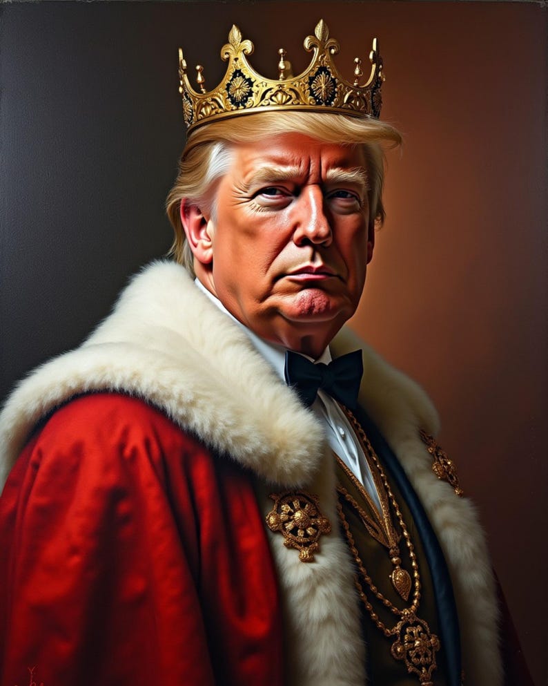 King Donald Blank Meme Template