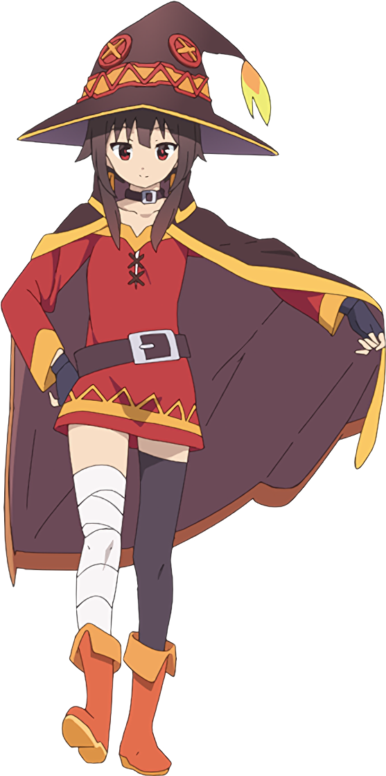 Megumin key art Blank Meme Template