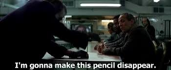 joker pencil disappear Blank Meme Template