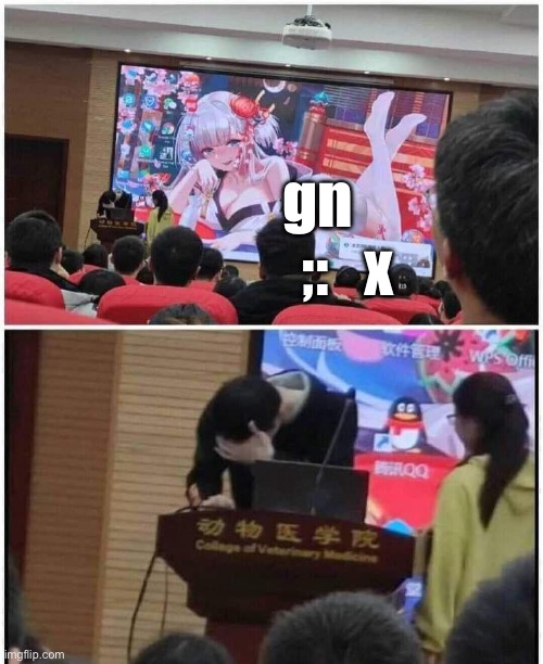 gn      ;:   x | made w/ Imgflip meme maker