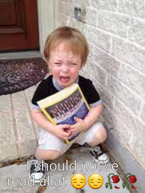 sad reading | I should not've read allat ???? | image tagged in sad reading | made w/ Imgflip meme maker