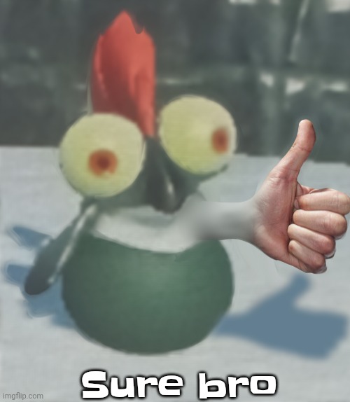 Nat's little buddy | Sure bro | image tagged in nat's little buddy | made w/ Imgflip meme maker