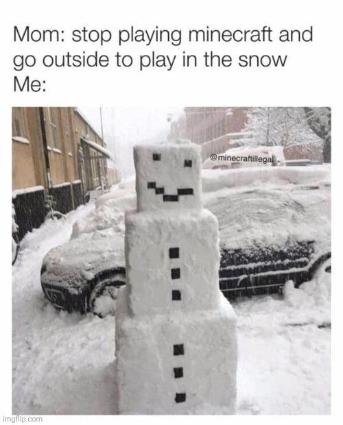 Dw snowman I found on the street | made w/ Imgflip meme maker