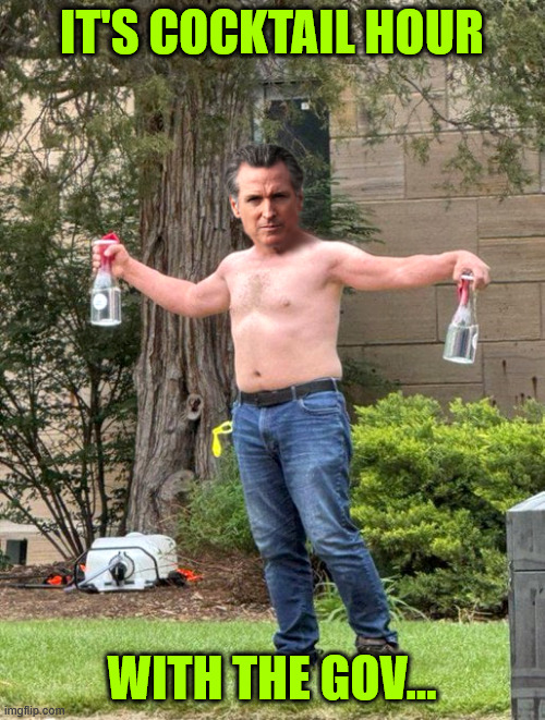 Cocktail hour with the Gov | IT'S COCKTAIL HOUR; WITH THE GOV... | image tagged in newscum,riots | made w/ Imgflip meme maker