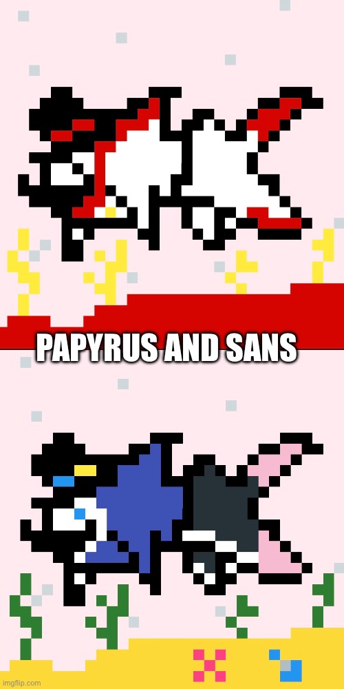 Ignore the background btw | PAPYRUS AND SANS | image tagged in papyrus,sans | made w/ Imgflip meme maker
