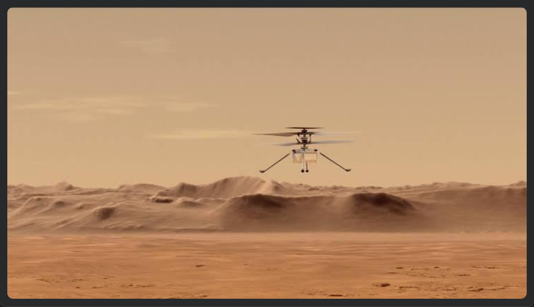 Mars Helicopter Flying Blank Meme Template