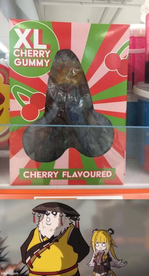 I know this picture is supposed to be a Cherry form, but... | image tagged in cherry,gummy | made w/ Imgflip meme maker