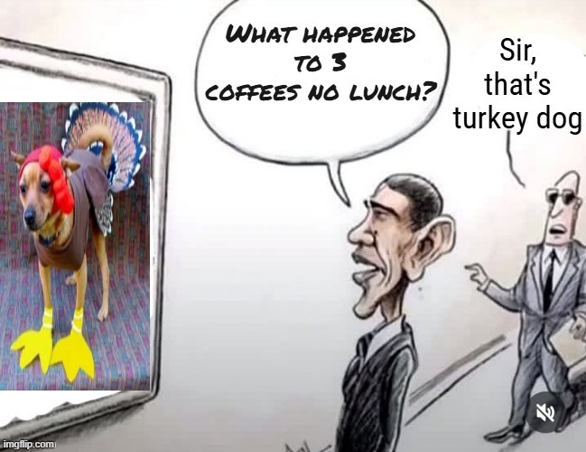 Turkey Dog iz taking over the web! | image tagged in mistah prezident | made w/ Imgflip meme maker