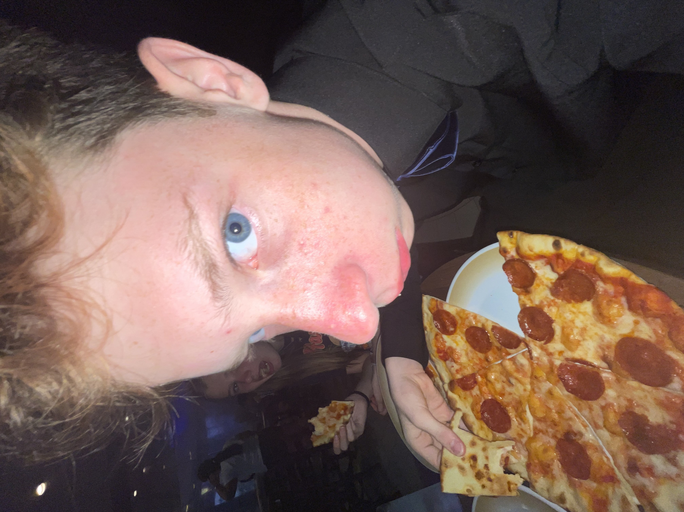 Pizza kid Blank Meme Template