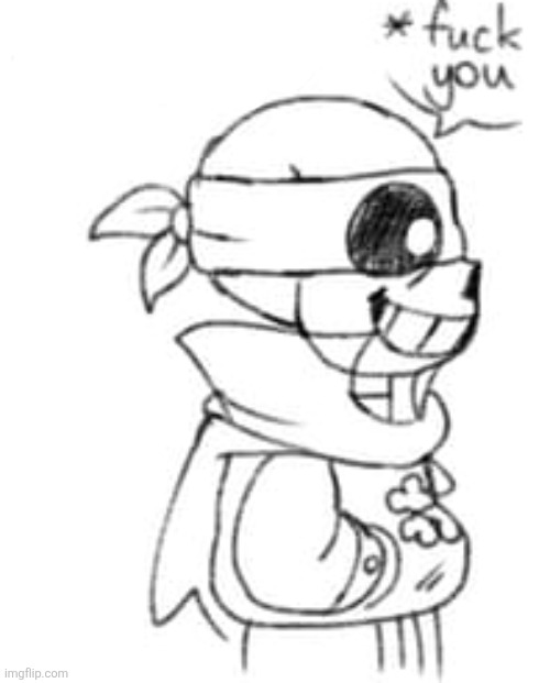 sasn | image tagged in crossbones fuck you | made w/ Imgflip meme maker