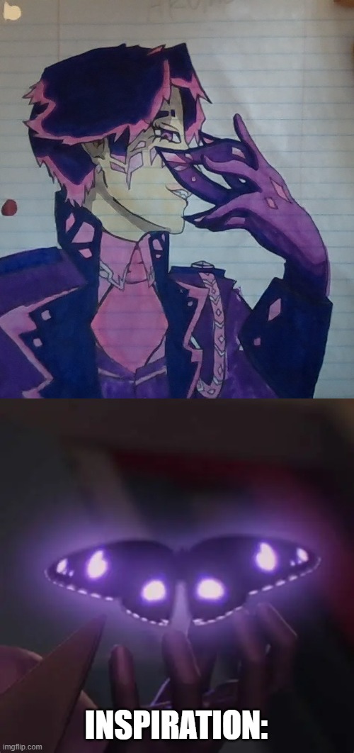 so, uh i found a akuma butterfly in my backyard, so, now i have an oc named Akuma | INSPIRATION: | made w/ Imgflip meme maker