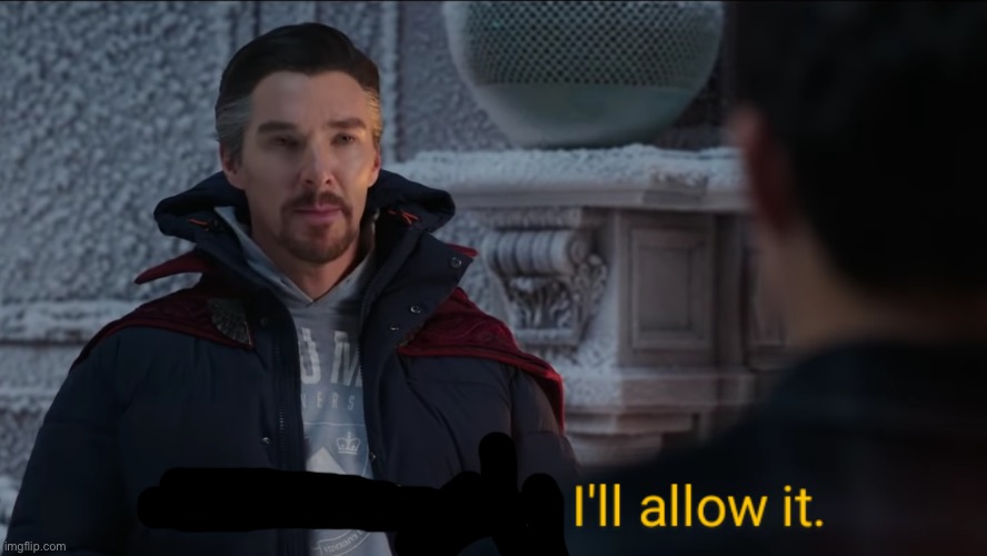Feels Weird, but I'll Allow It. | image tagged in feels weird but i'll allow it | made w/ Imgflip meme maker