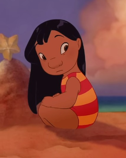 Lilo Pelekai in her Swimsuit Blank Meme Template