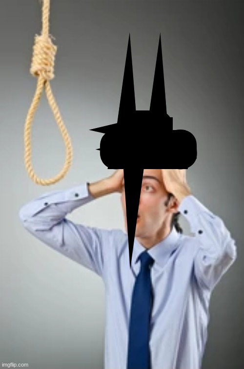 Man shocked at noose | BIG GAY BALLS | image tagged in man shocked at noose | made w/ Imgflip meme maker