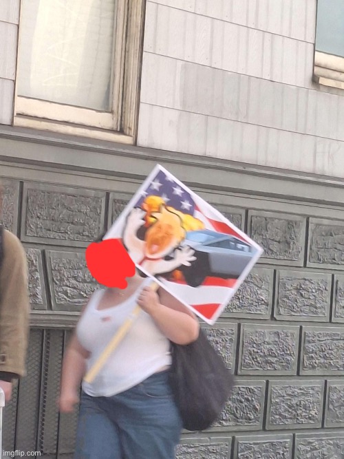 Ok so I absolutely hate getting political but we saw ts while we were going to Japantown | made w/ Imgflip meme maker