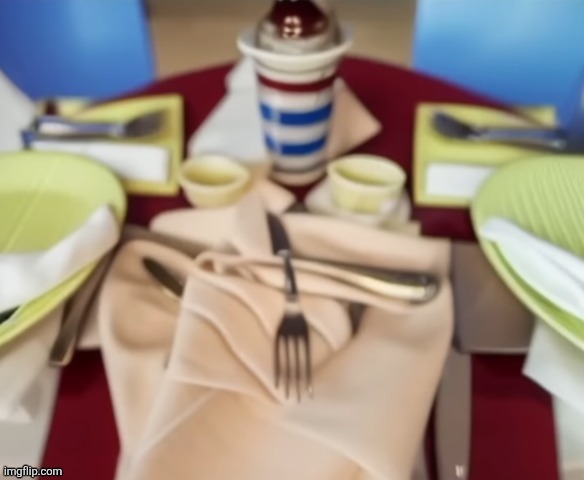 Restaurant table | made w/ Imgflip meme maker