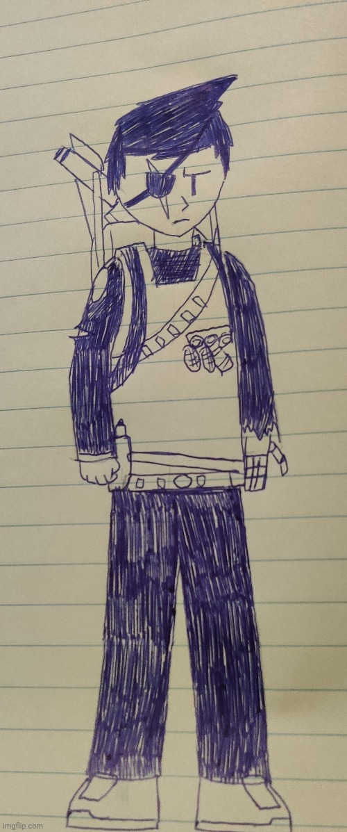 Infection AU Jason (his left hand was amputated, hence the robo hand | made w/ Imgflip meme maker