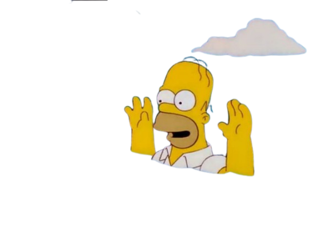 Homer Simpson Blank Meme Template