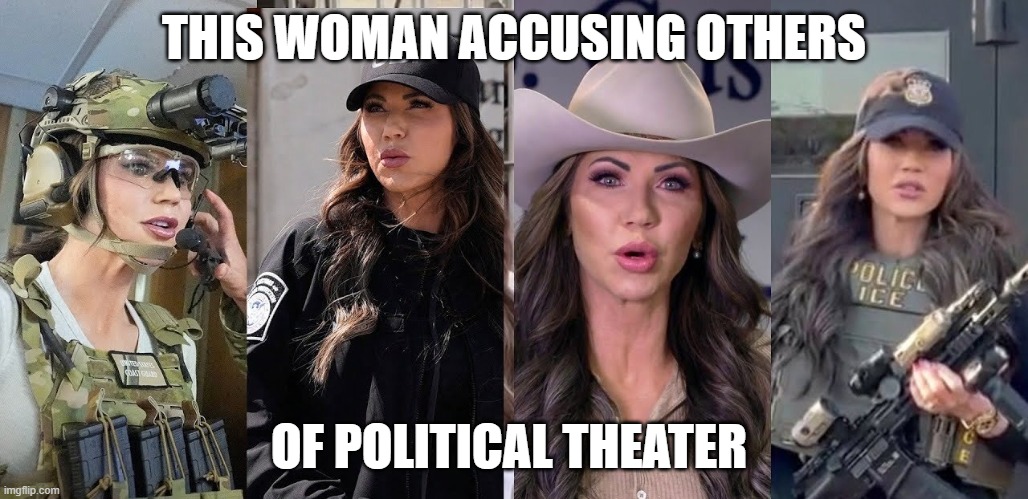 Whatever is in her lips might be leaking into her brain. | THIS WOMAN ACCUSING OTHERS; OF POLITICAL THEATER | image tagged in trump,maga,nazis,yuck | made w/ Imgflip meme maker