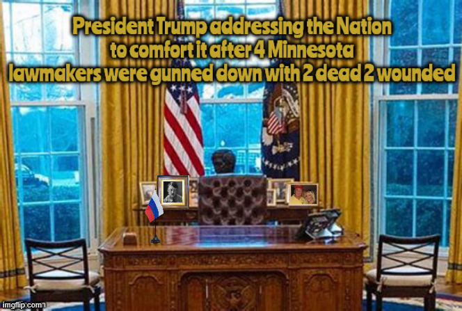 Trump comforts the Nation on Flag day | image tagged in trump comforts the nation on flag day,trump awol,anarchy,jackboot jamboree,trump's b-day,maga malitia | made w/ Imgflip meme maker