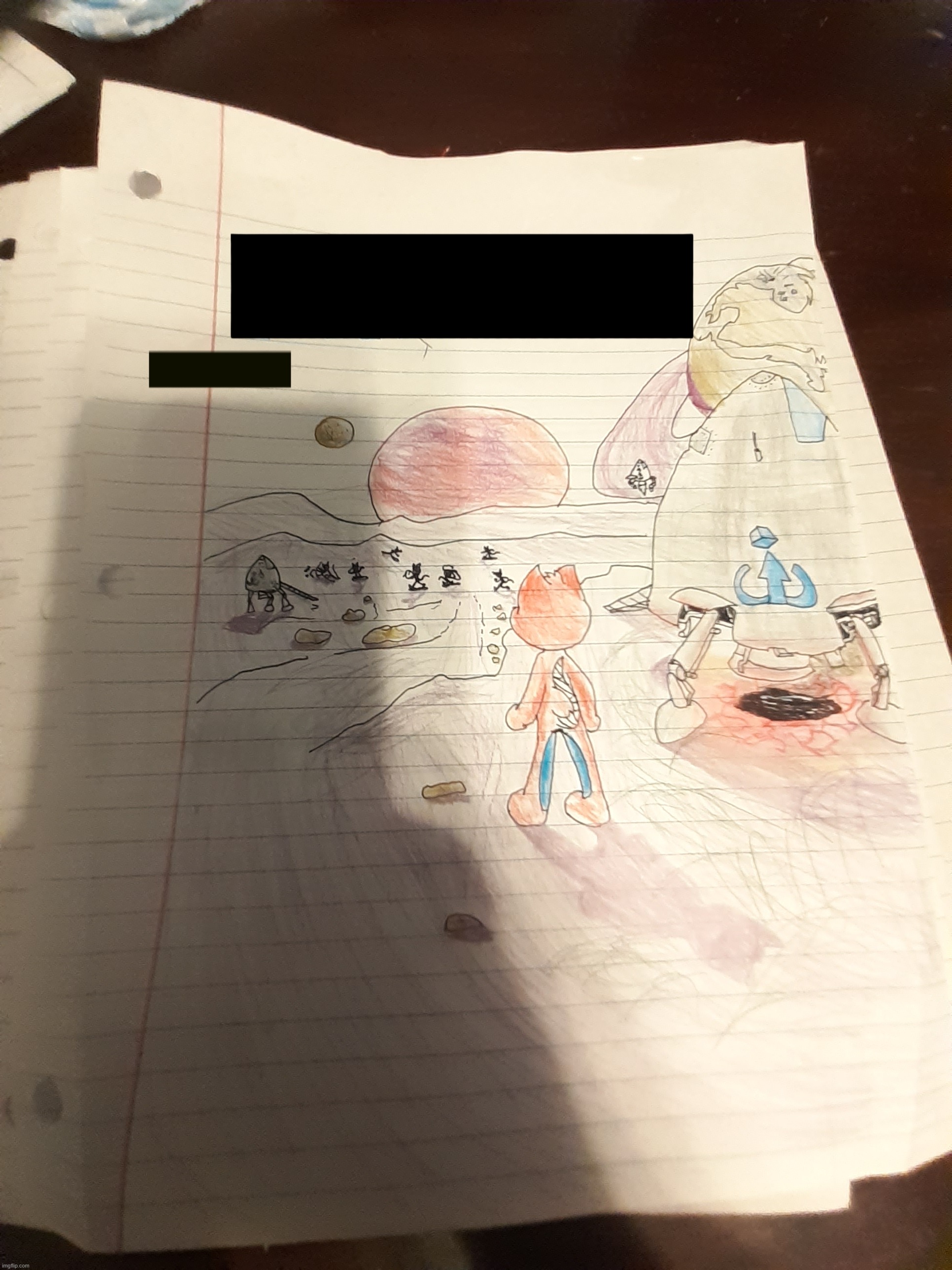 very old and cringy art that im only showing to show how much iv improved since 2020 | made w/ Imgflip meme maker