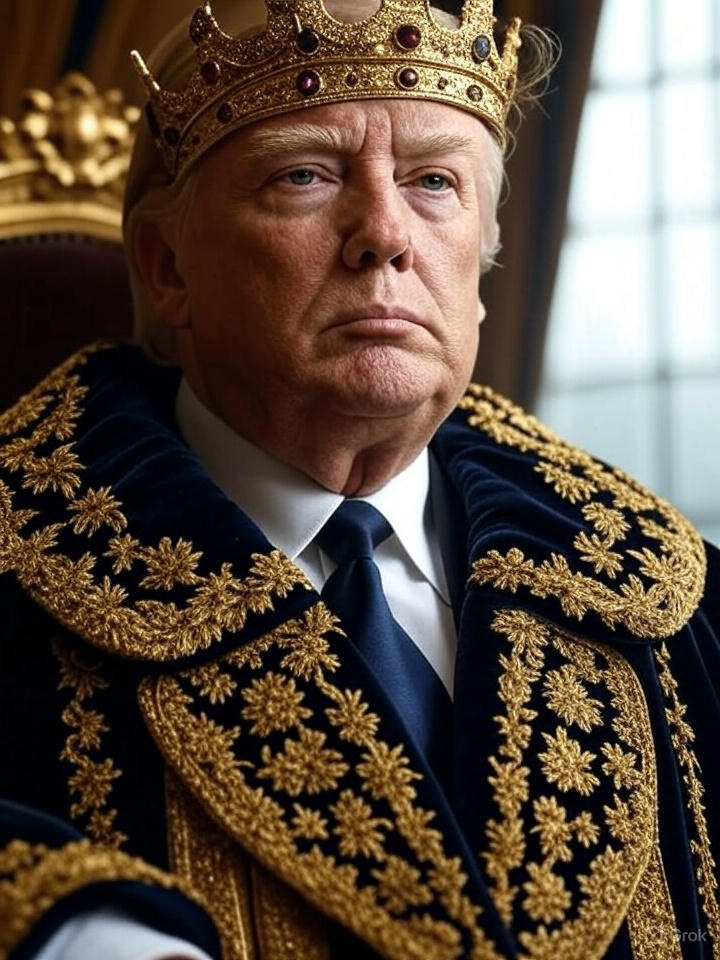 King Trump Blank Meme Template