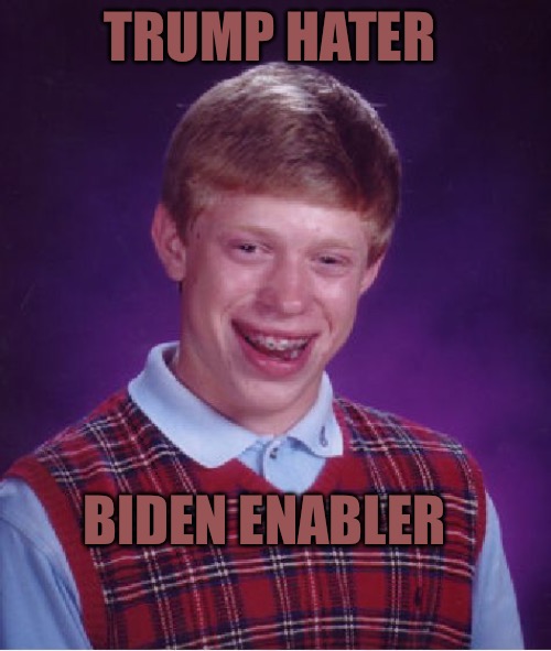 The POD People | TRUMP HATER; BIDEN ENABLER | image tagged in political meme,political memes,npc,sheeple,biden,president trump | made w/ Imgflip meme maker