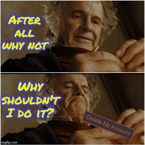 Que the bitez in 3.2.1... | After all why not; Why shouldn't I do it? | image tagged in bilbo - why shouldn t i keep it | made w/ Imgflip meme maker