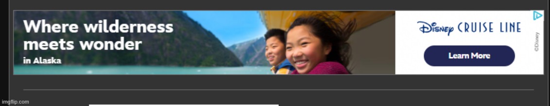 why am i getting ads for this stufff i don even look up disney cruises | made w/ Imgflip meme maker