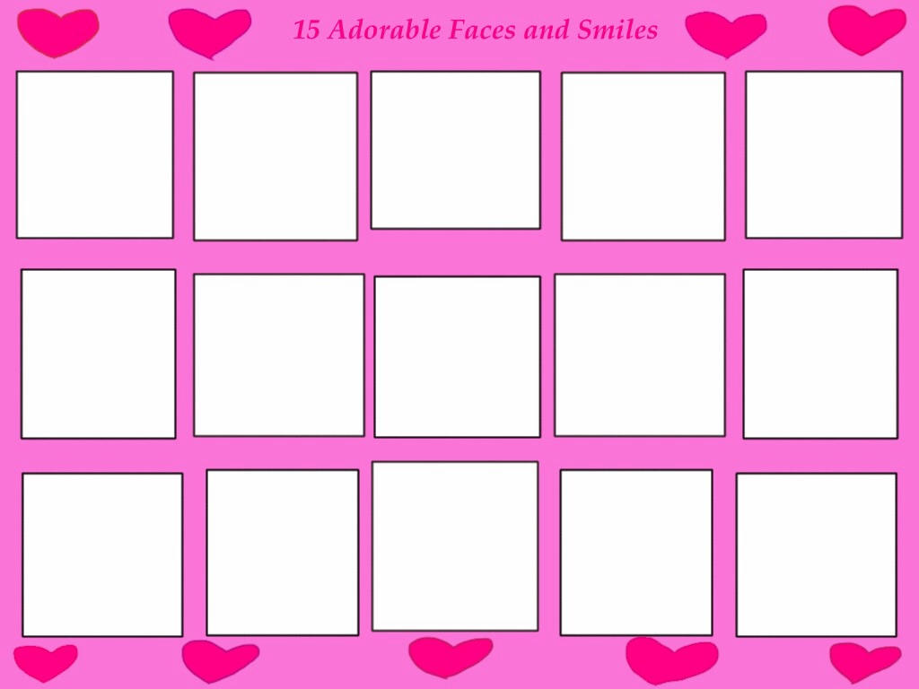 15 adorable faces and smiles Blank Meme Template