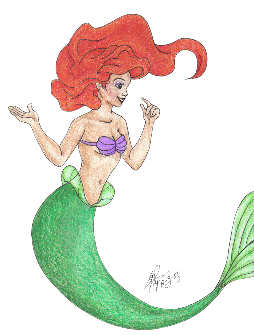 ariel cute Blank Meme Template