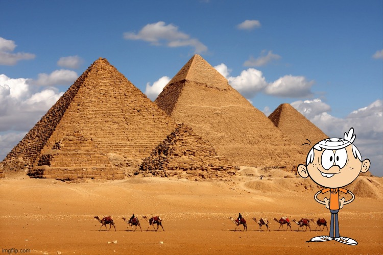 Lincoln Loud in Ancient Egypt | image tagged in egypt,ancient egypt,pyramid,the loud house,lincoln loud,nickelodeon | made w/ Imgflip meme maker