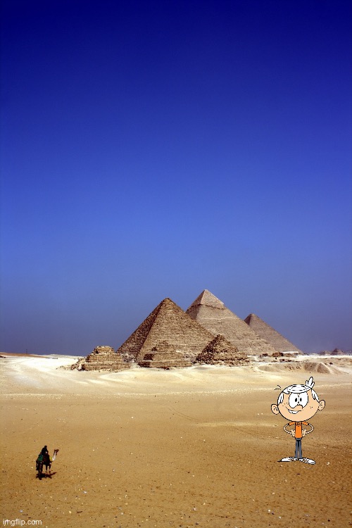 Lincoln is Going to Ancient Egypt | image tagged in the loud house,nickelodeon,egypt,ancient egypt,lincoln loud,historical | made w/ Imgflip meme maker